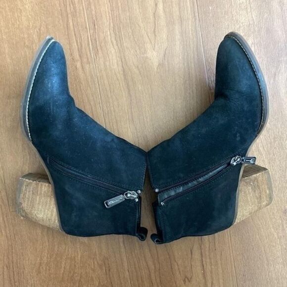 Blondo Norma waterproof booties in black‎ suede - Picture 4 of 5